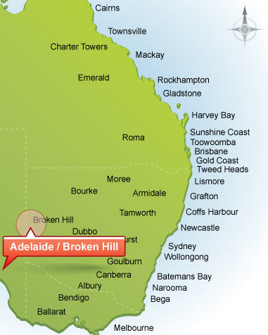 Location: Broken Hill / Adelaide